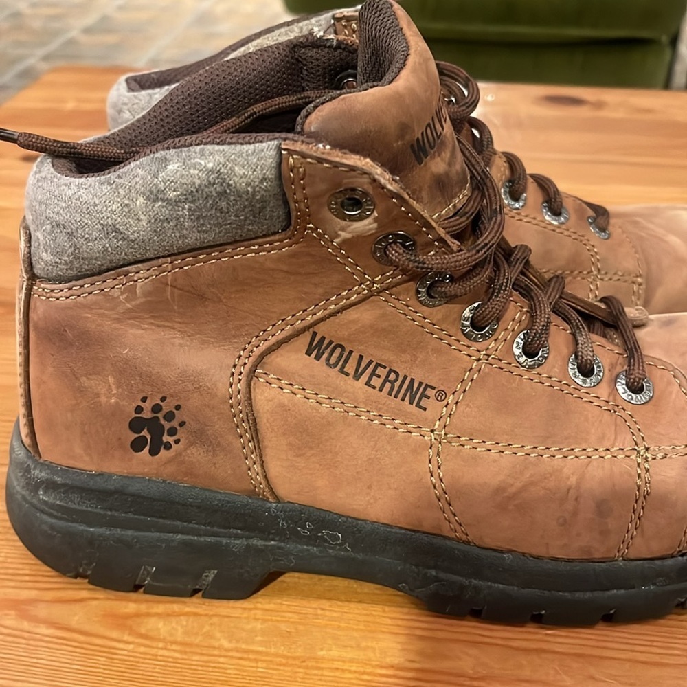 Wolverine Work Boots Size 7.5 D - image 2
